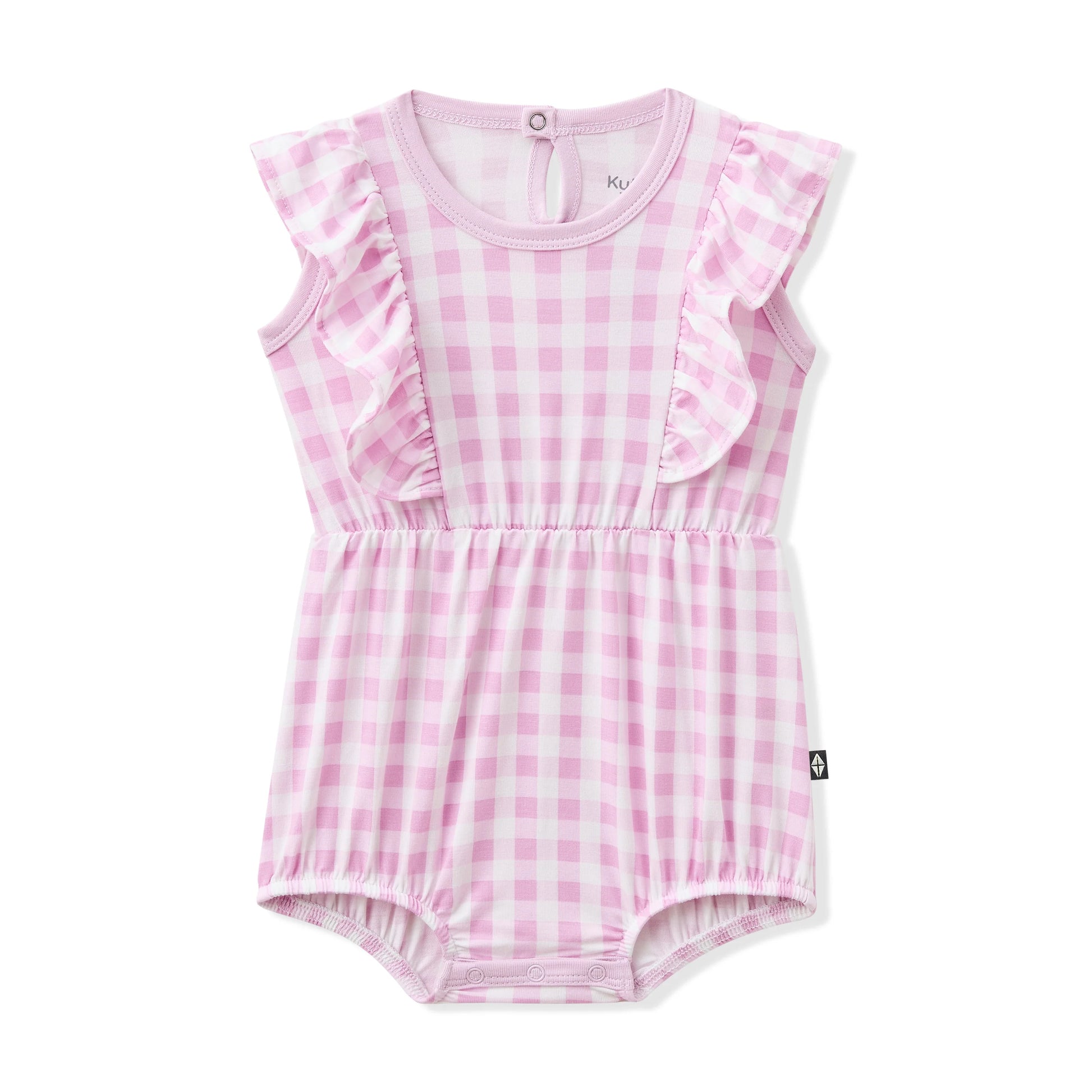 Kyte Baby Bubble Romper- Gingham Thistle
