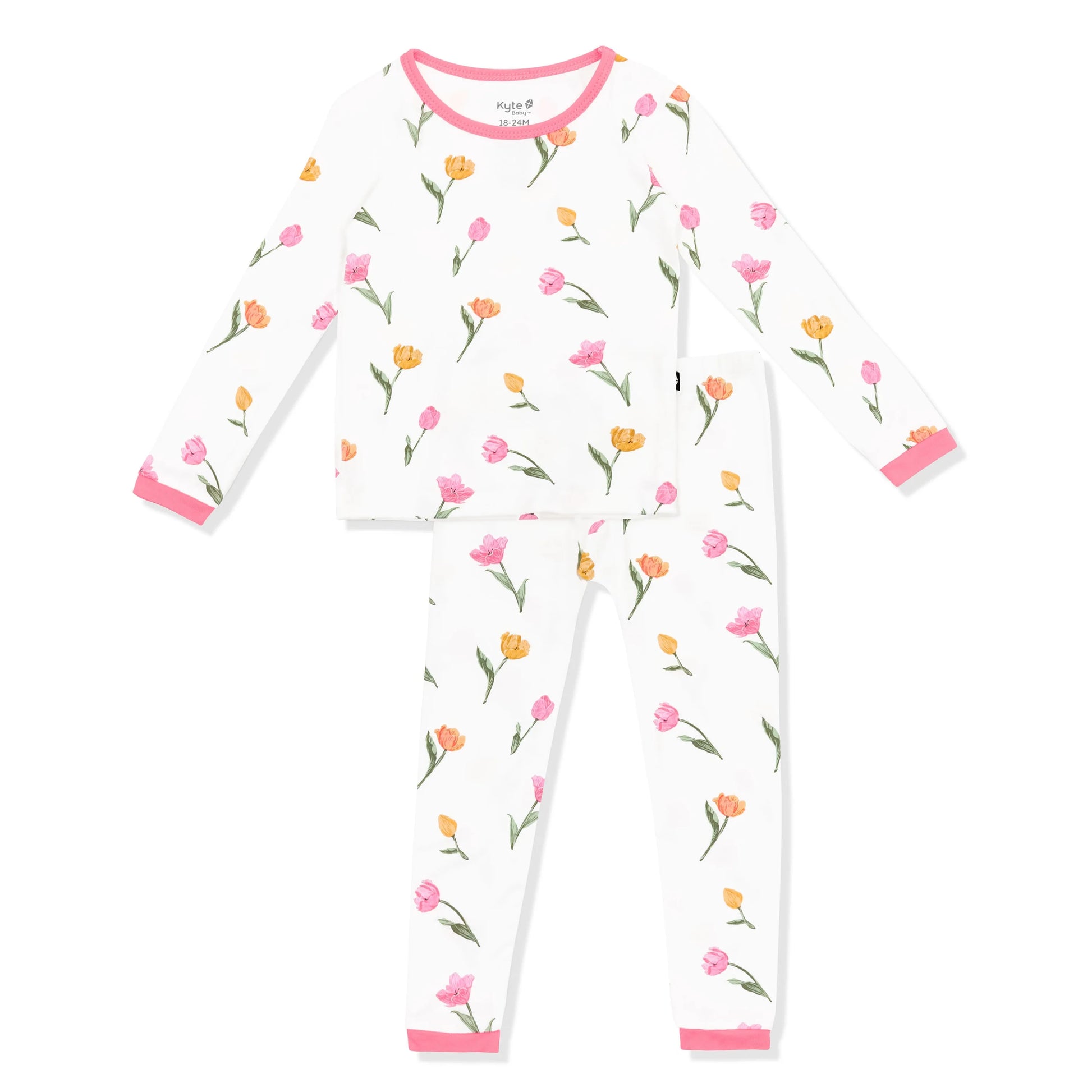 Kyte Baby Long Sleeve Pajamas- Tulip
