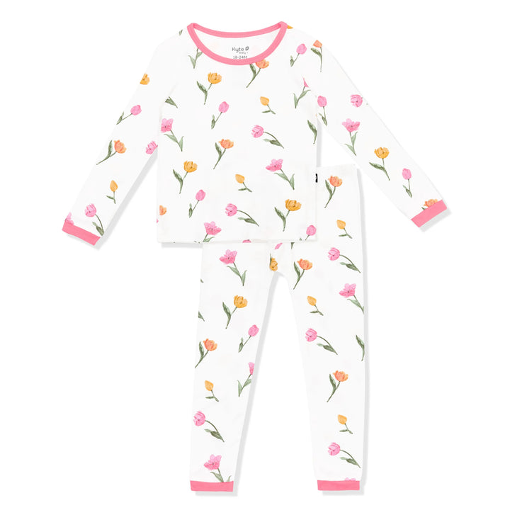 Kyte Baby Long Sleeve Pajamas- Tulip