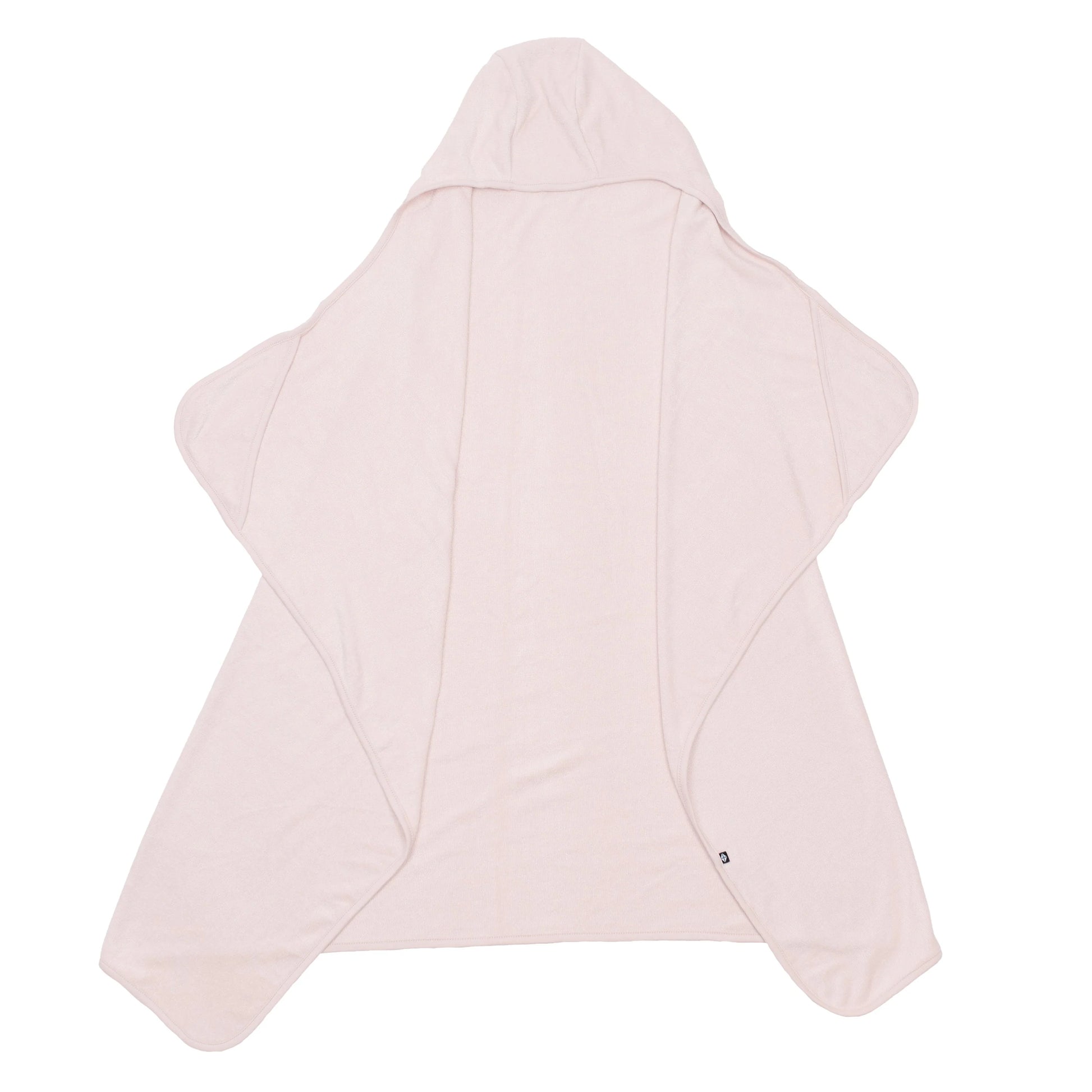 Kyte Baby Toddler Hooded Bath Towel- Blush