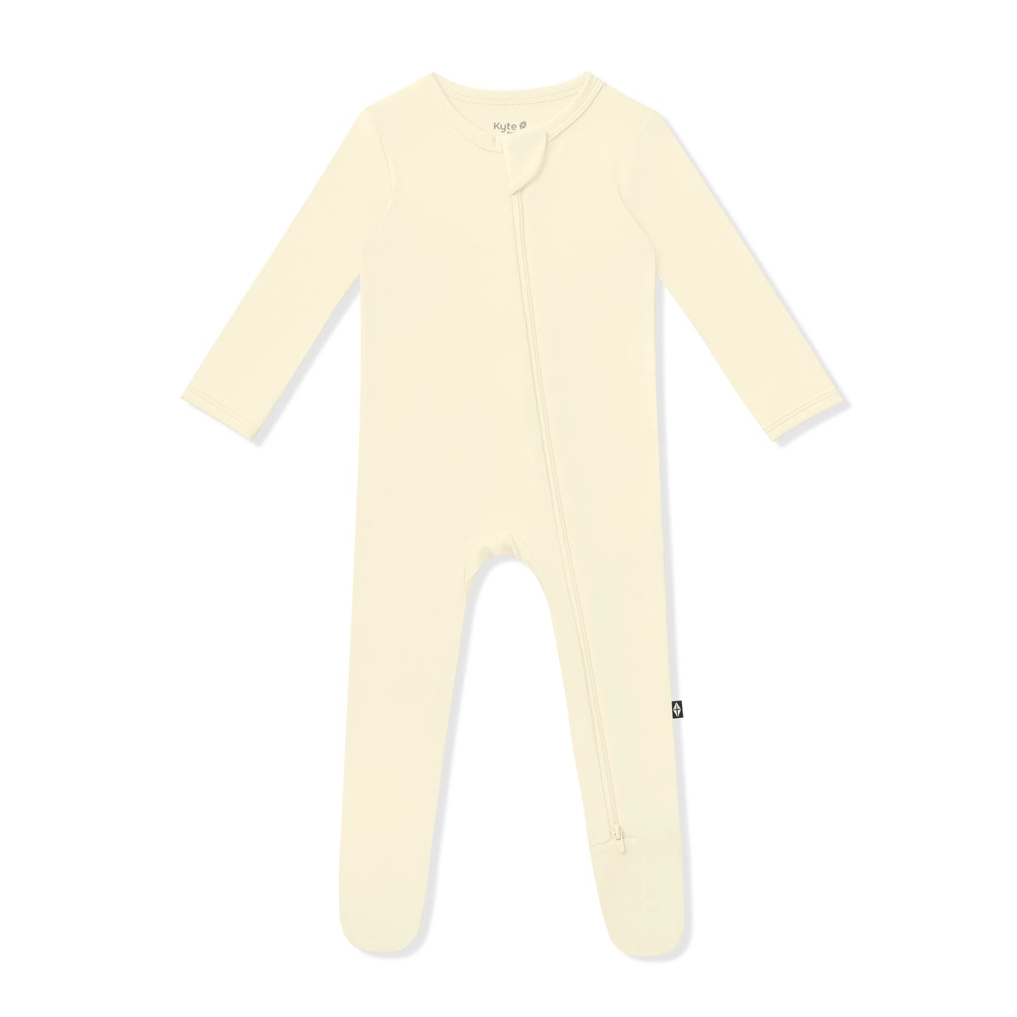 Kyte Baby Zippered Bamboo Footie- Chamomile