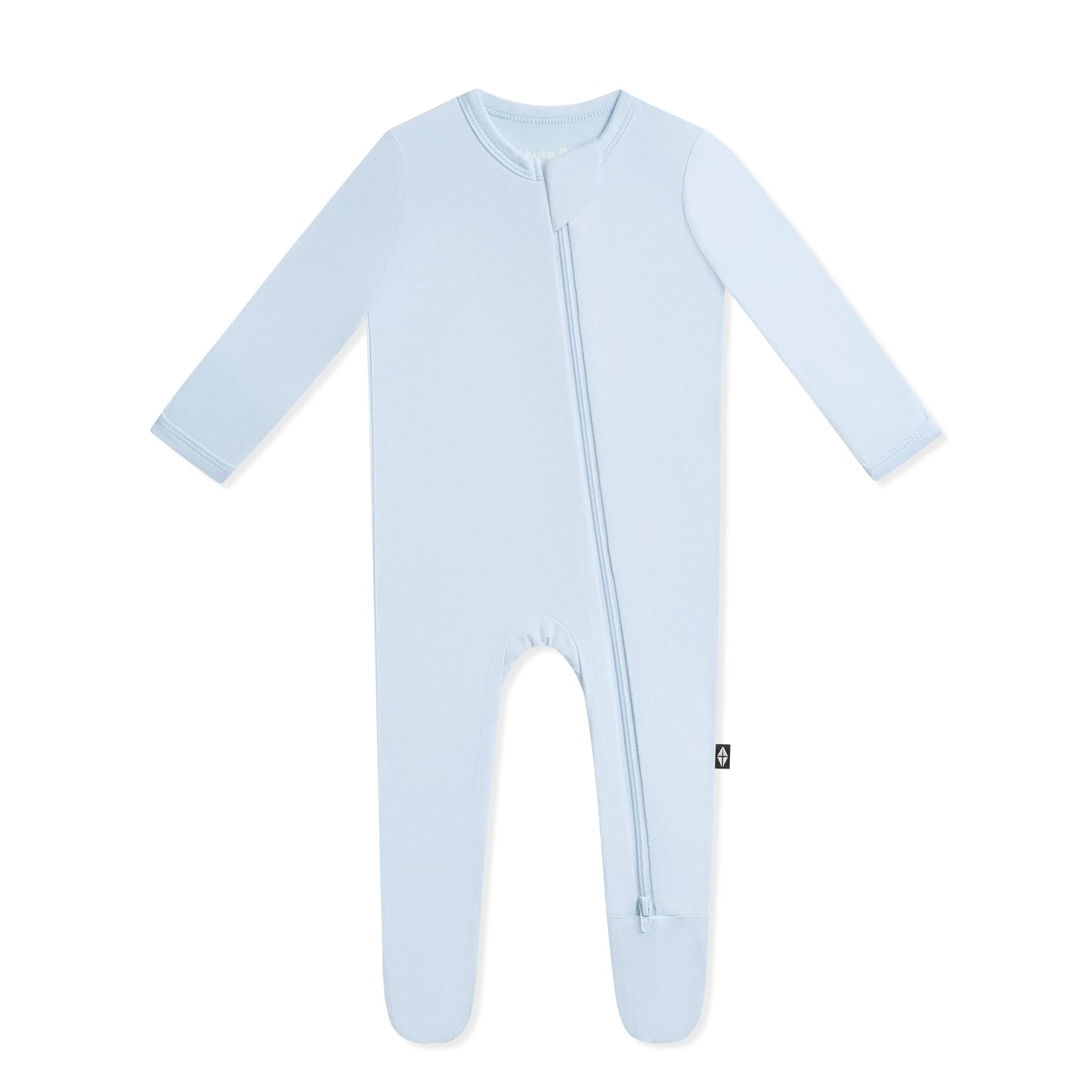 Kyte Baby Zippered Bamboo Footie- Breeze