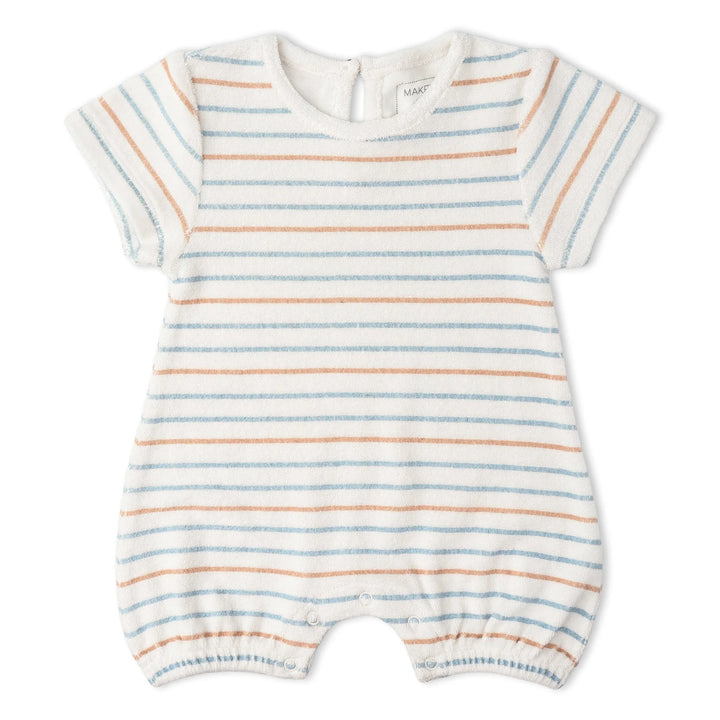 Short Romper- Cabana Stripes