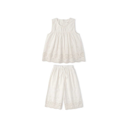 Eyelet Top & Pant Set