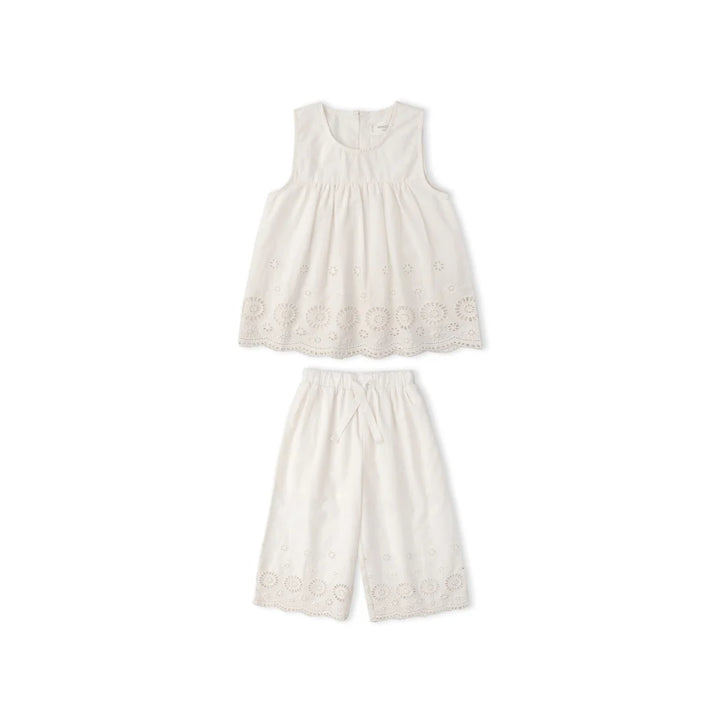 Eyelet Top & Pant Set