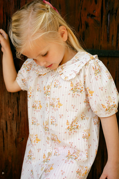 Pippa Dress- Duckling Garden