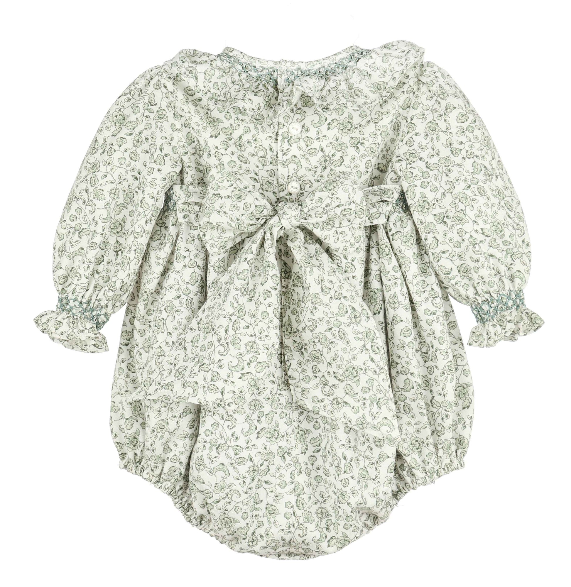 Heirloom Floral Bubble, Green