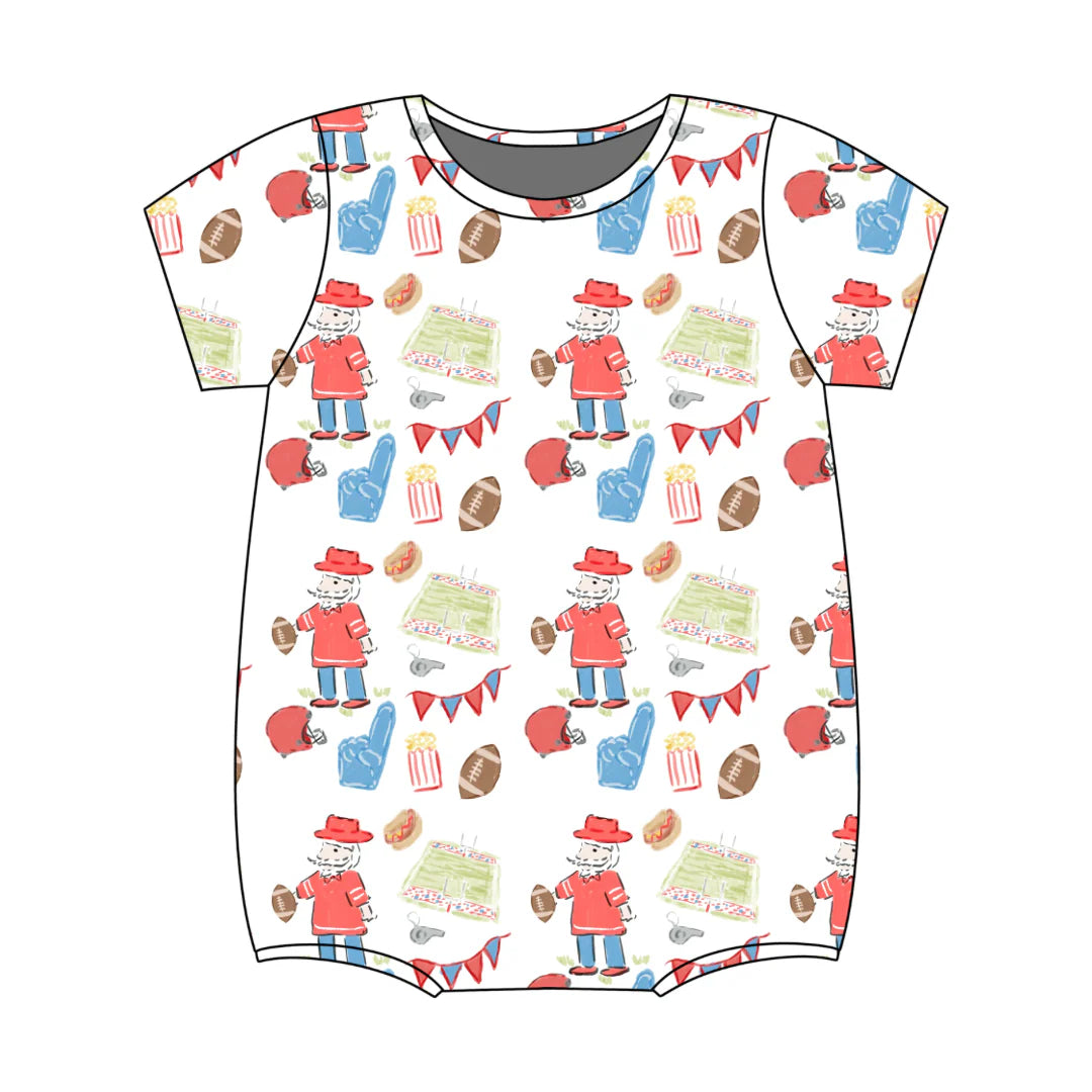 Bates Bubble- Game Day Red & Blue