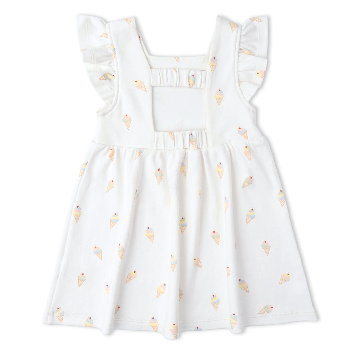 Cutout Back Dress- Ice Cream