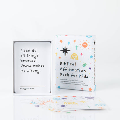 Biblical Affirmation Deck for Kids