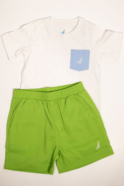 Boys Performance Shorts, Green
