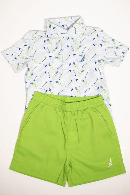 Boys Performance Shorts, Green
