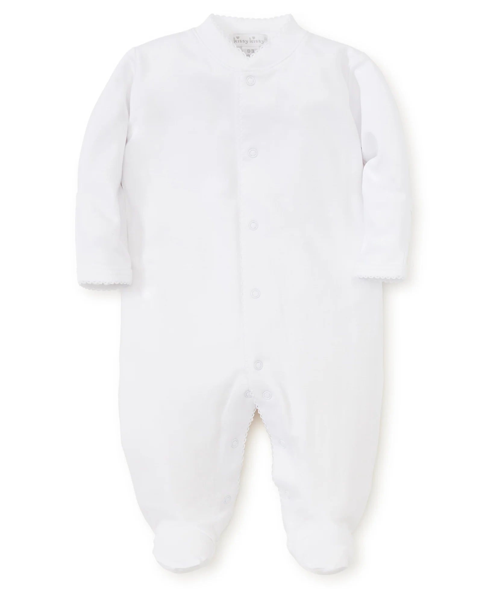 Kissy Kissy Basics Footie White