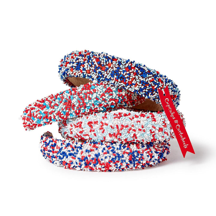 Red, White, and Blue Sprinkles Headband