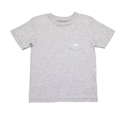 Boys Sailfish Graphic Tee- Grey Heather
