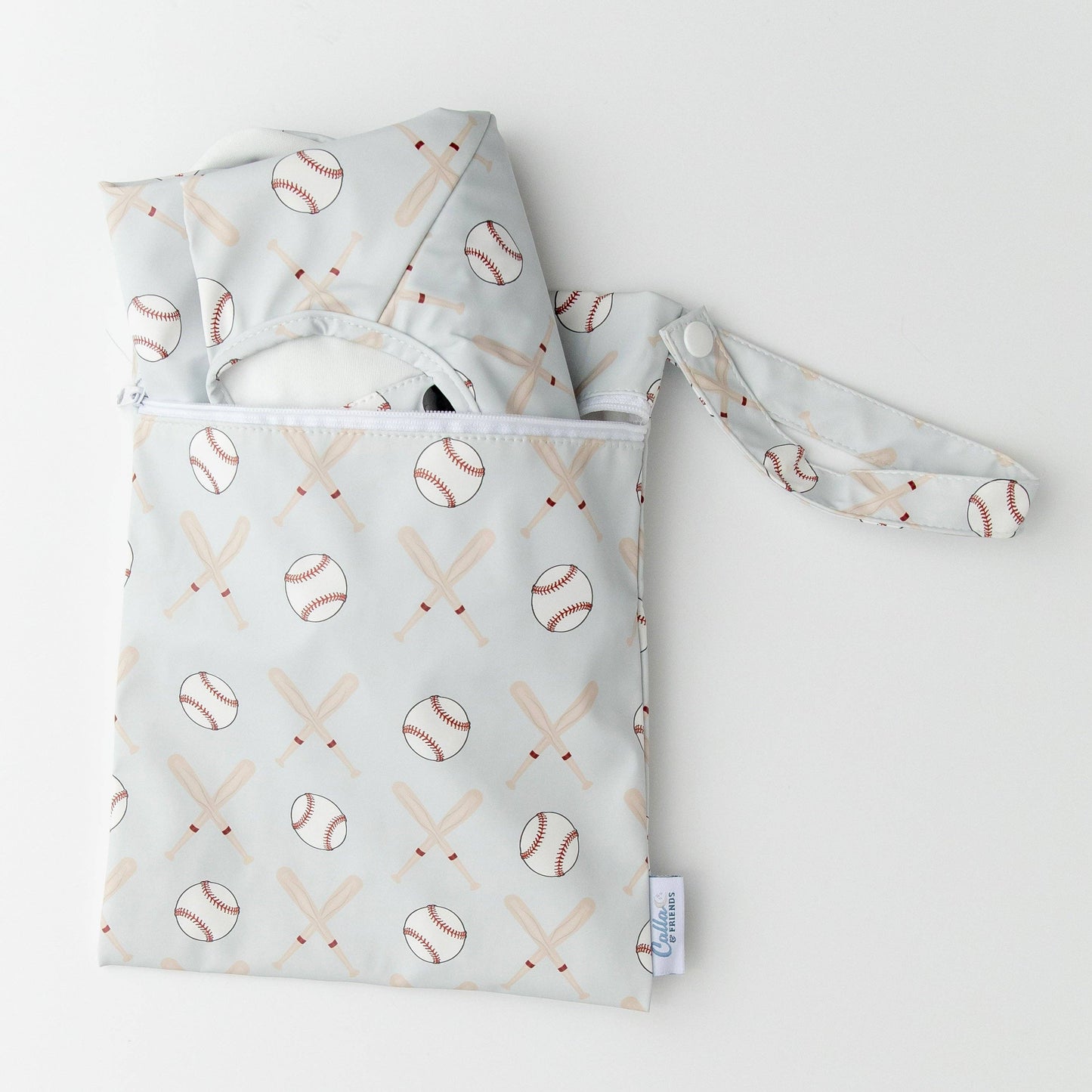 Long Sleeve Bib - Baseball