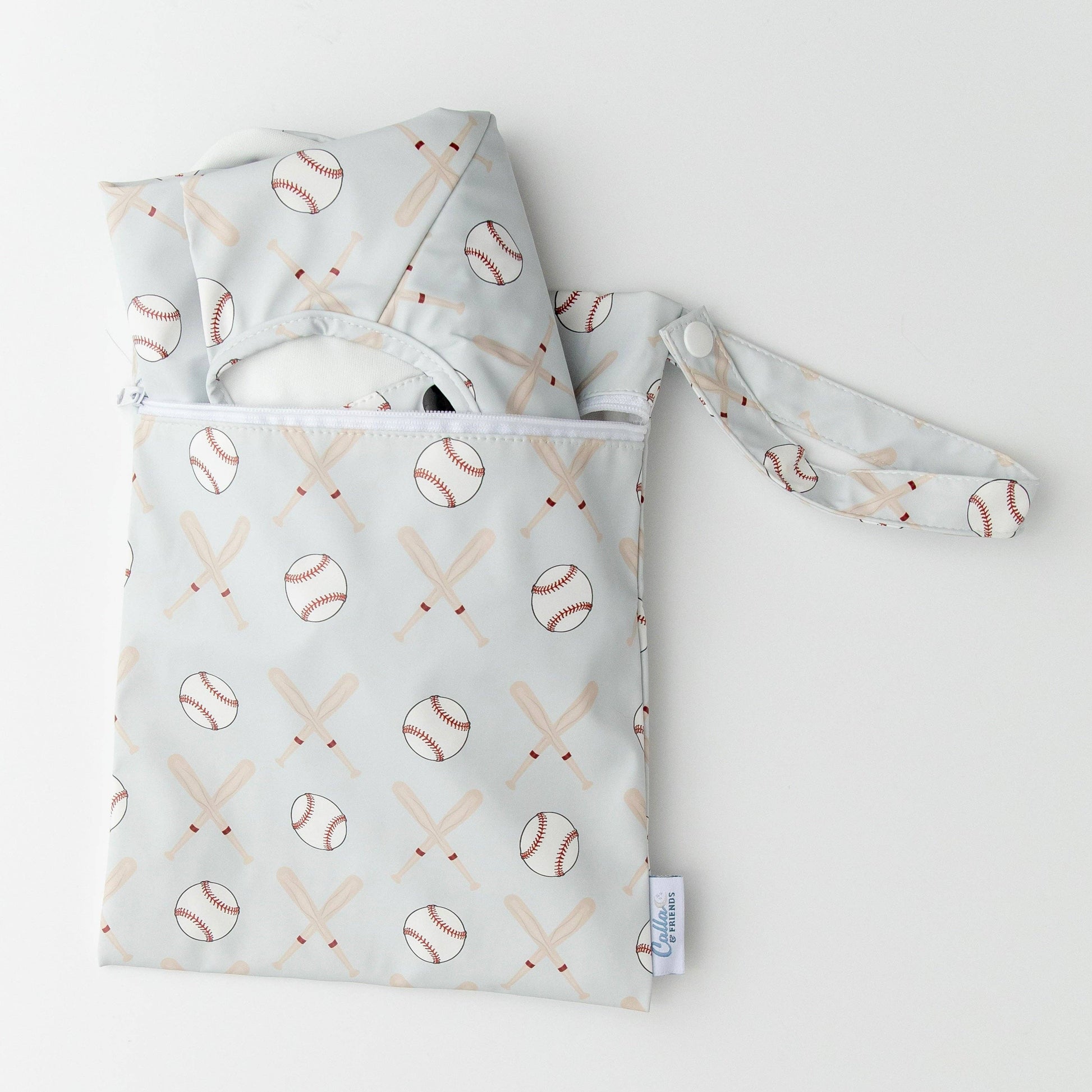 Long Sleeve Bib - Baseball