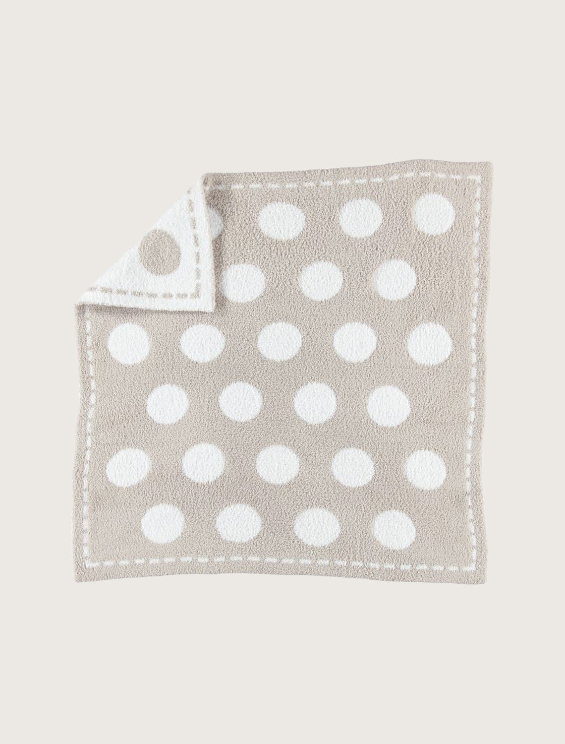 CozyChic Dream Receiving Blanket, Stone/White