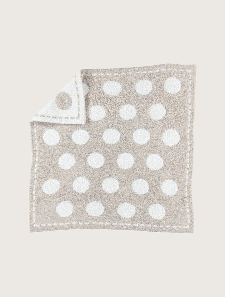 CozyChic Dream Receiving Blanket, Stone/White