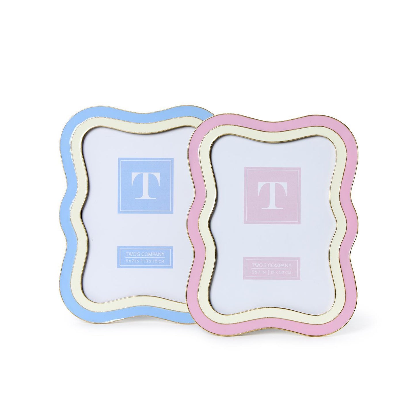 Waves Photo Frame Blue