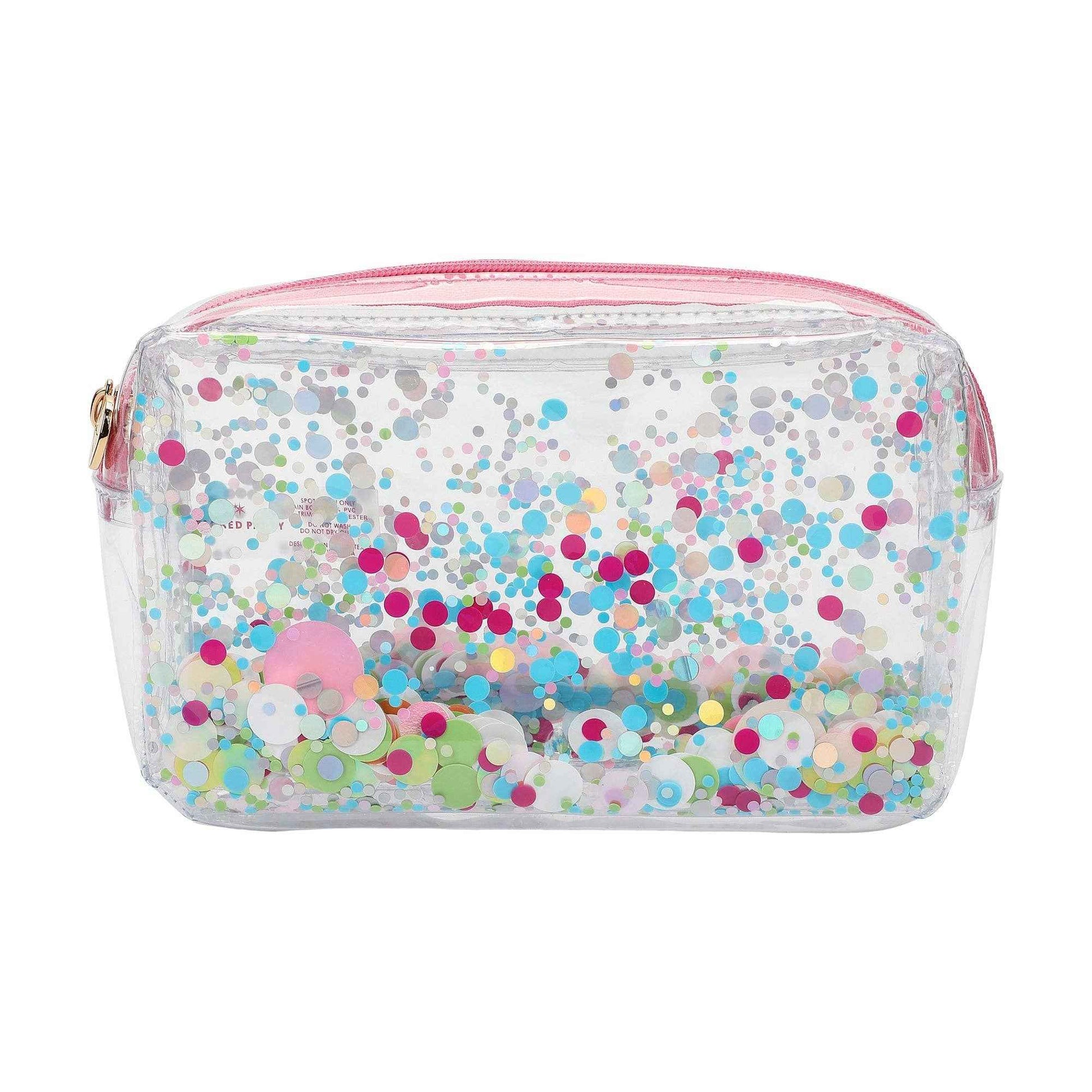Clear Vinyl Confetti Pouch