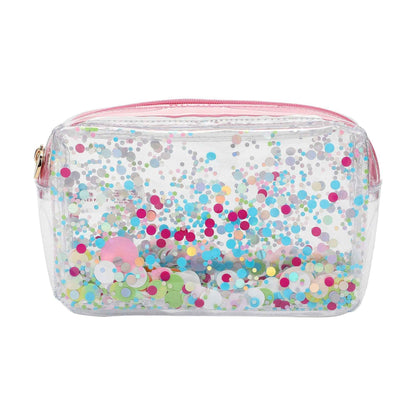 Clear Vinyl Confetti Pouch