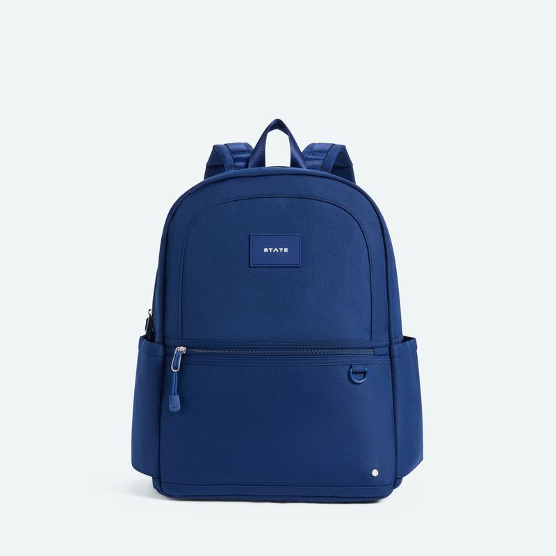 Kane Double Pocket Backpack, Navy
