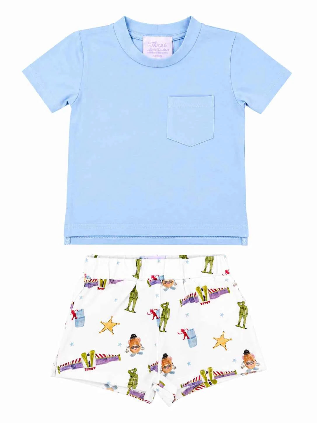 Covington Crewneck with Stafford Shorts- You've Got a Friend in Me