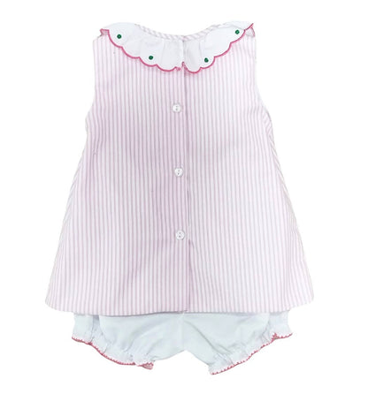 Strawberries Girl's Bloomer Set