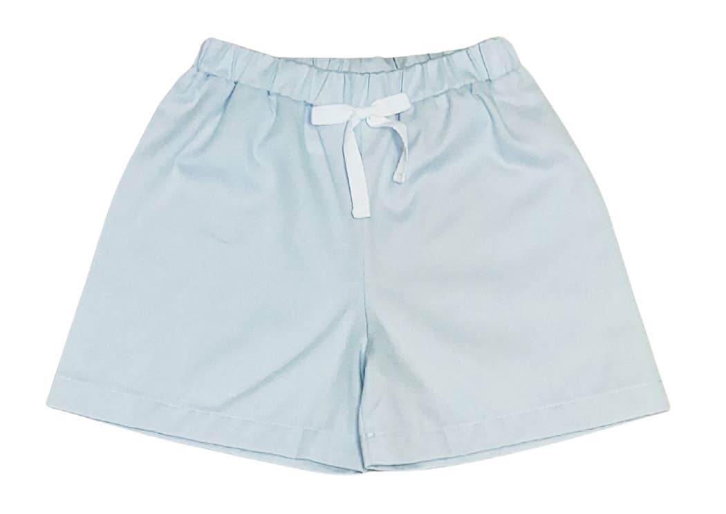 White & Blue Boy's Short Set