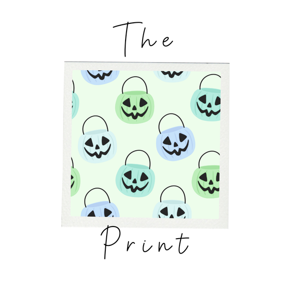Green Halloween Bucket Romper