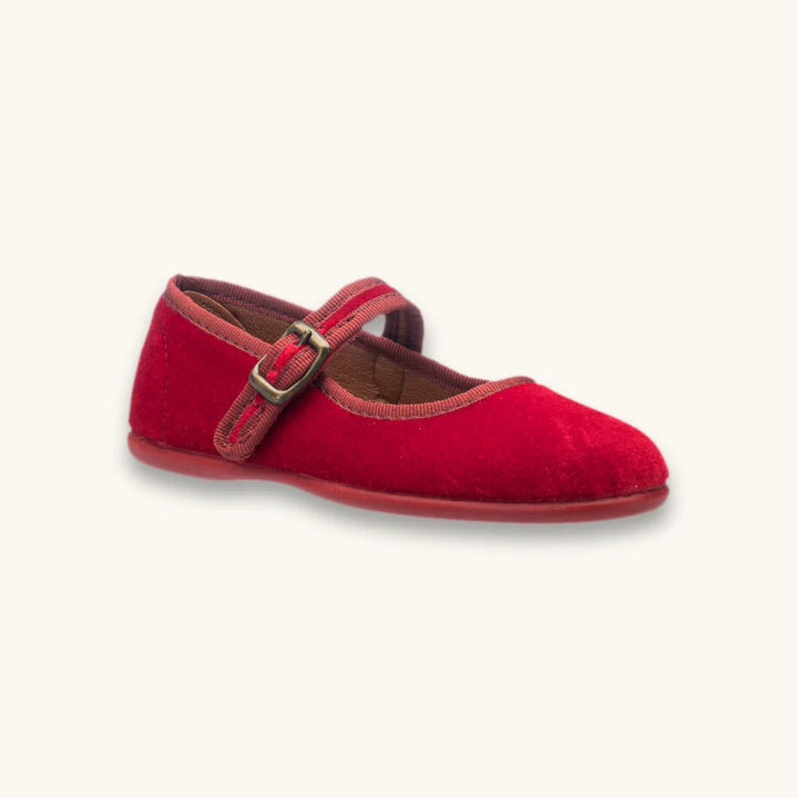 Isa Velvet Mark Jane, Red