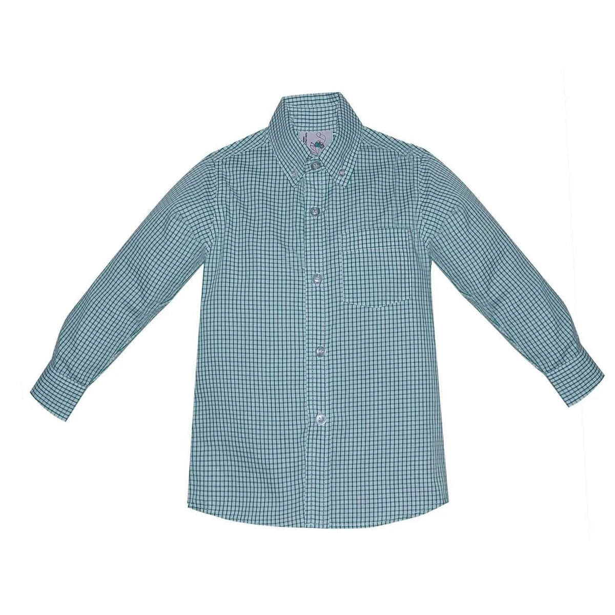 Arthur Button Down Shirt, Green Square