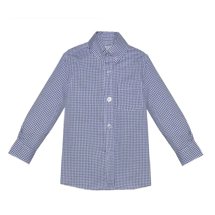 Arthur Button Down Shirt, Navy Square