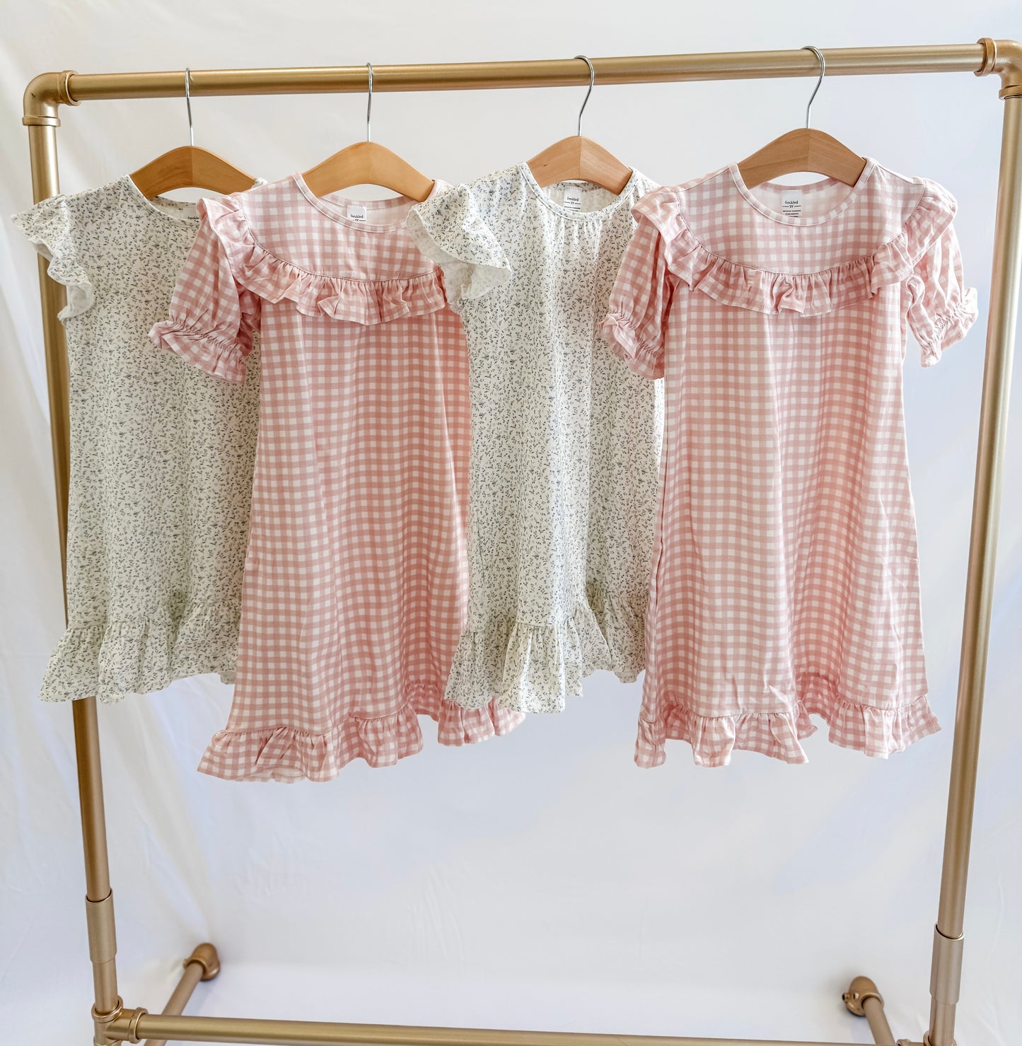 Pink Gingham Nightgown