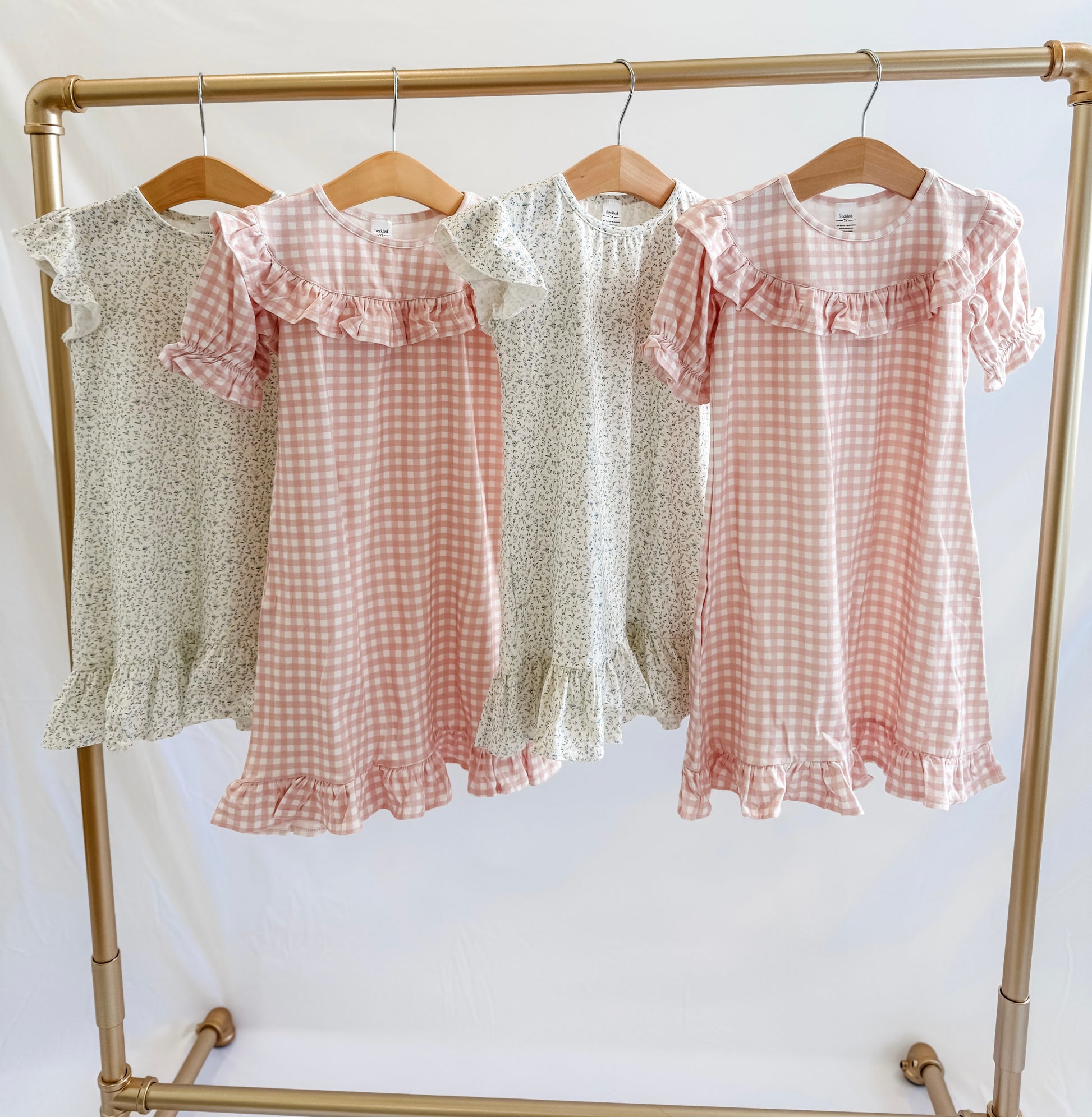 Pink Gingham Nightgown