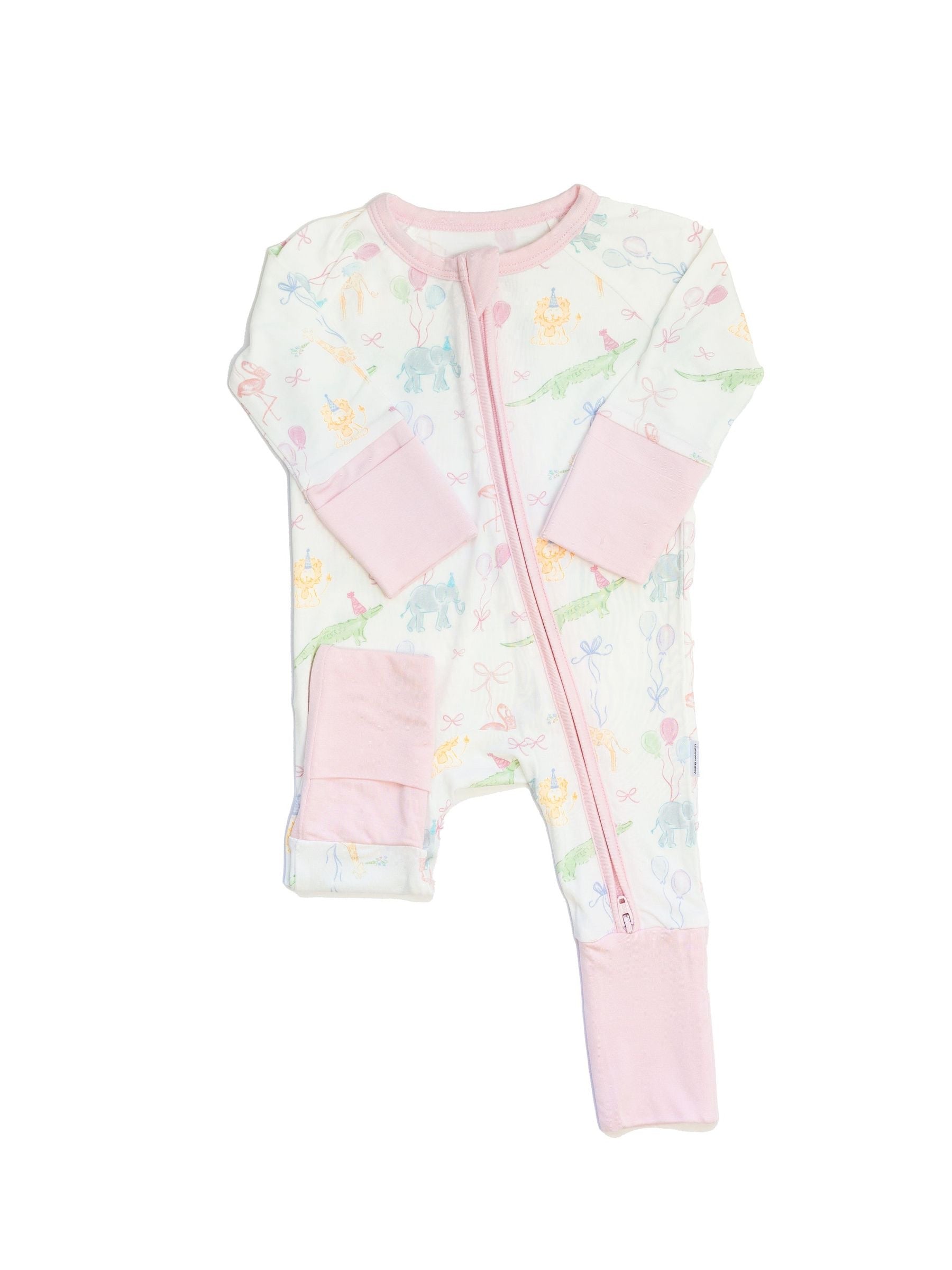 Birthday Zoo Animals Romper