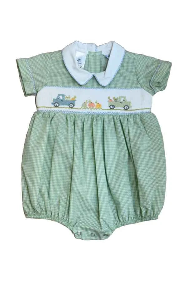 Pumpkin Smocked Bubble