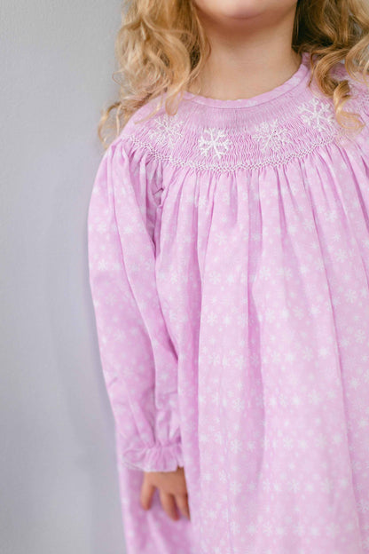 Pink Snowflake Dress