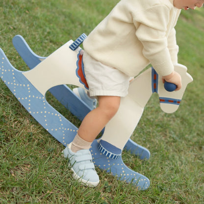 Light Blue Leather Sneaker