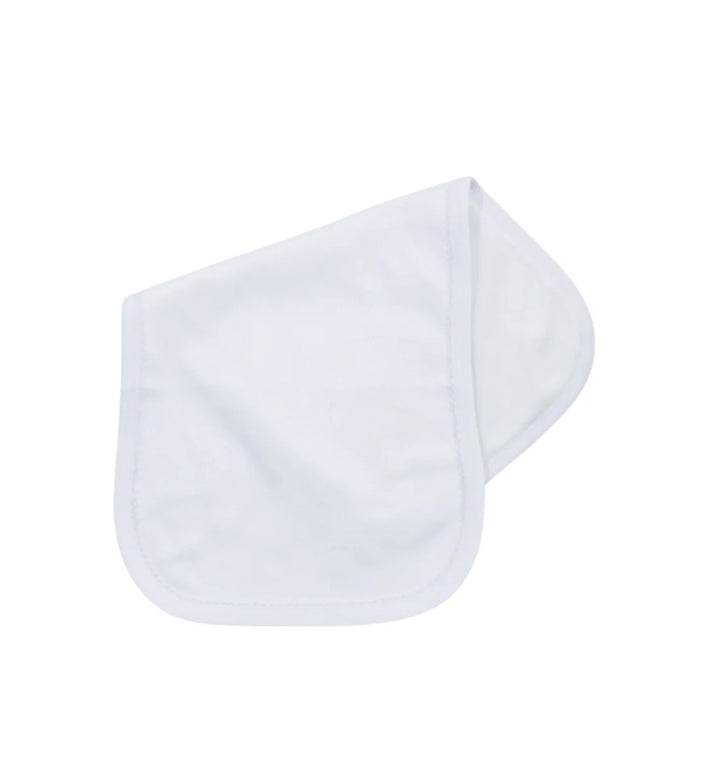 Picot Trim Burb Cloth, White