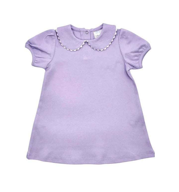 Scalloped Dress, Purple