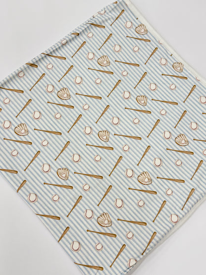 Baseball Stroller Blanket