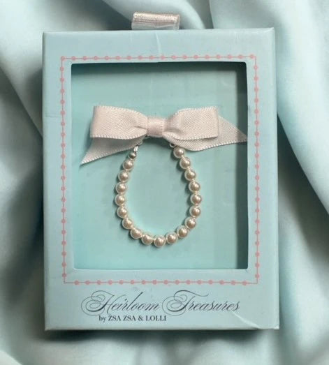 White/Pink Pearl Bracelet