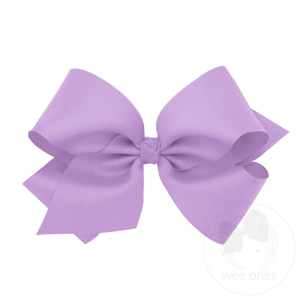 King Grosgrain Bow, Light Orchid