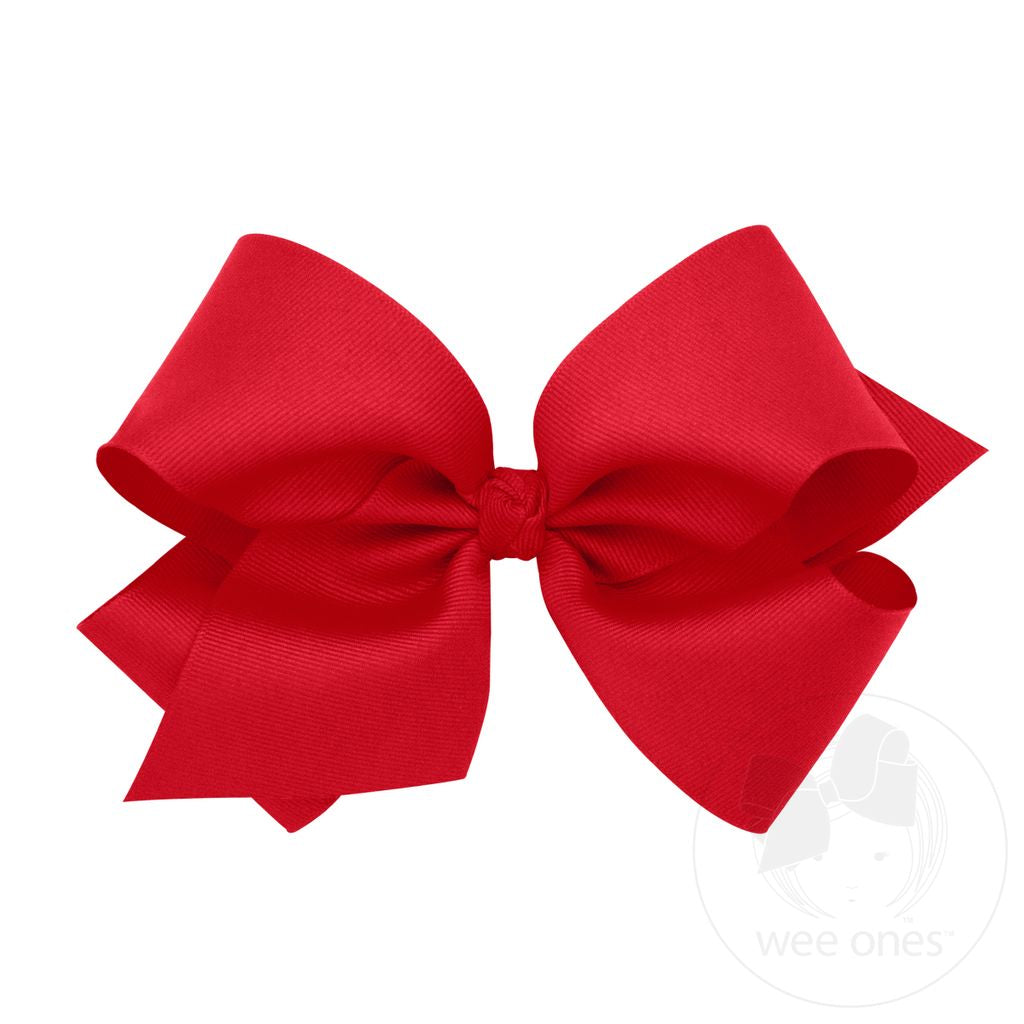 King Grosgrain Bow, Red