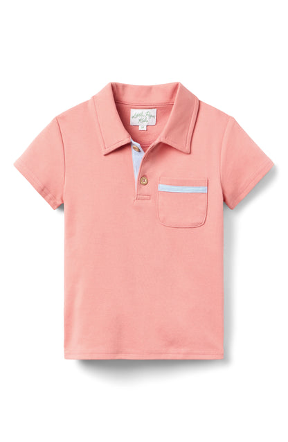 Archie Polo- Nantucket Red