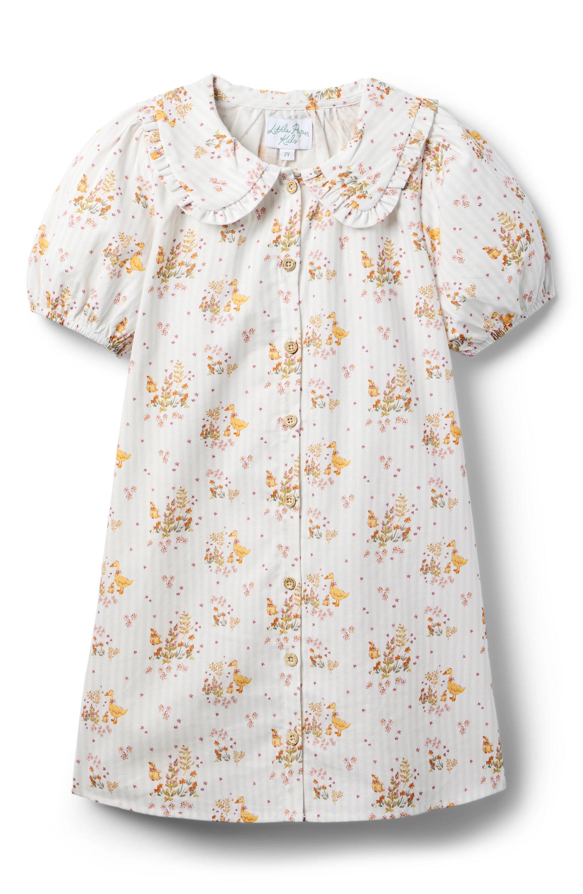 Pippa Dress- Duckling Garden