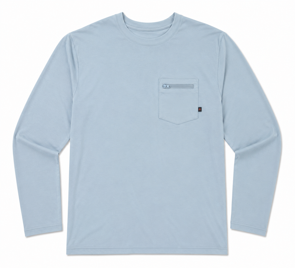 Mayfly Bamboo Long Sleeve Tee-Ducks Blue