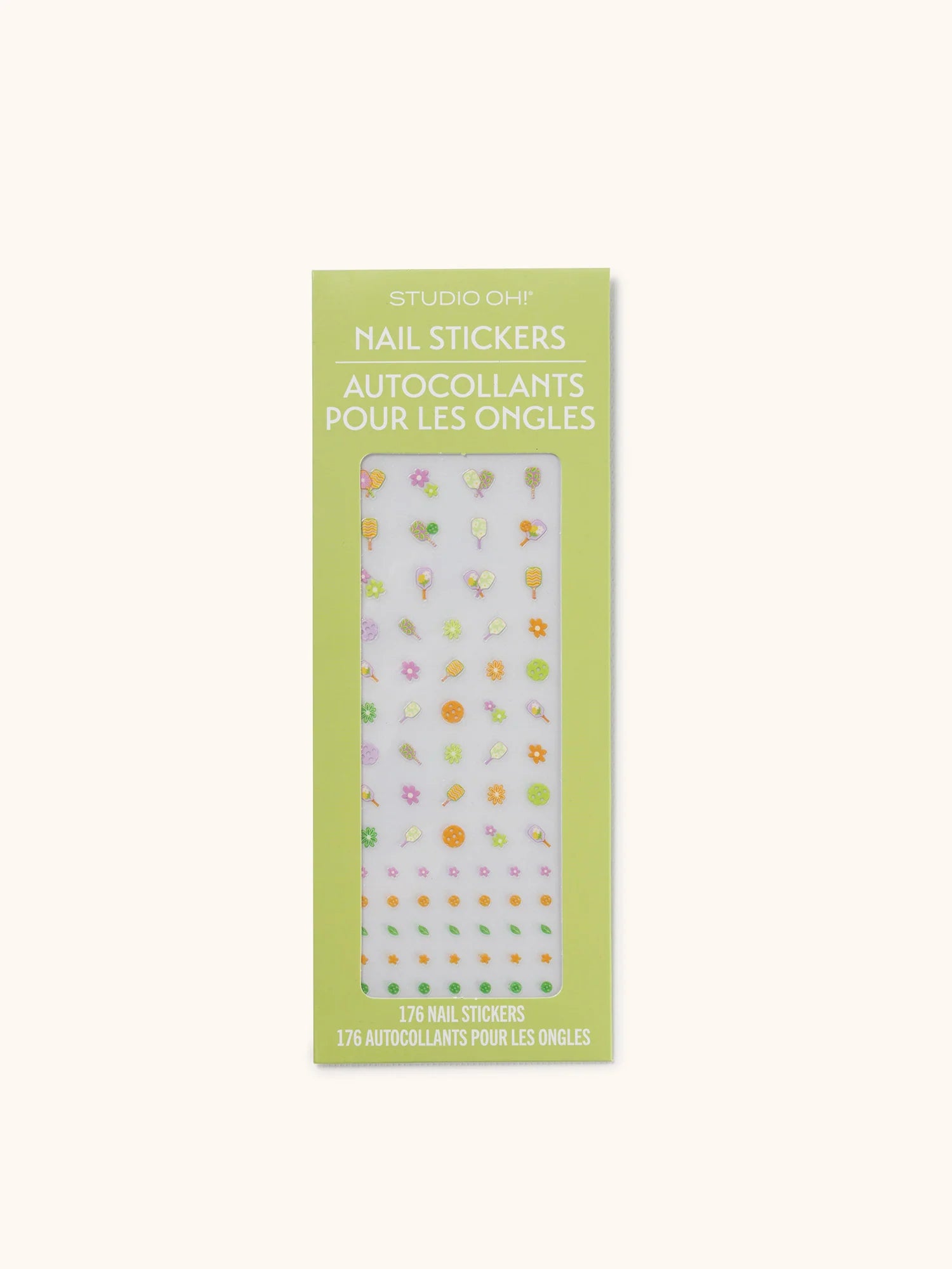 Pickleball Rally Nail Stickers